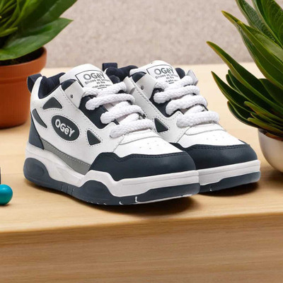 TOMSY CHOICE Boys & Girls Lace Sneakers(Blue, 8.5-9 Years)