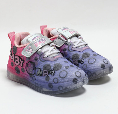 Rizona Boys Lace Running Shoes(Multicolor, 2-2.5 Years)
