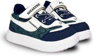 gigahertz Boys & Girls Velcro Sneakers(Dark Blue, 3.5 - 4 years)