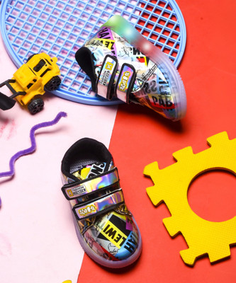 kats Boys & Girls Velcro Sneakers(Multicolor, 18-24 MONTHS)