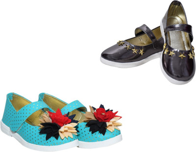 New Collection Girls Velcro Casual Boots(Multicolor, 2-2.5 Years)