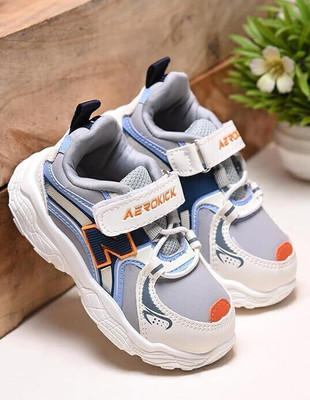 AEROKICK Boys & Girls Velcro Walking Shoes(Multicolor, 2.5-3 YRS)