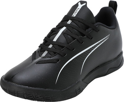 PUMA Boys & Girls Lace Football Shoes(Black, 4 - 5 Years)