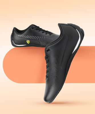 PUMA Boys & Girls Lace Sneakers(Black, 9 - 10 Years)