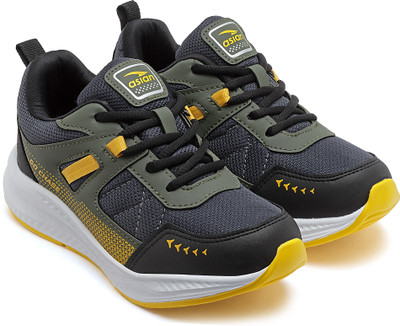 asian Boys Lace Running Shoes(Multicolor, 7-8 Years)
