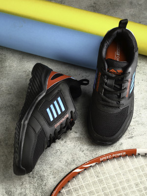 asian Boys Lace Running Shoes(Multicolor, 11-12 Years)