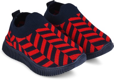 kats Boys & Girls Slip on Walking Shoes(Red, 2-2.5 YEARS)