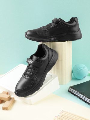 LIBERTY Boys & Girls Velcro School Shoes(Black, 7-8 Years)