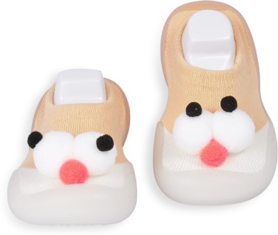 Baby Moo Boys & Girls Slip on Casual Boots(Beige)