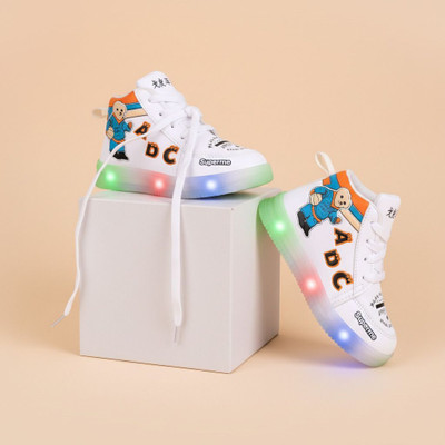 Kalika Lifestyle Boys & Girls Lace Sneakers(Multicolor, 20-24 Months)
