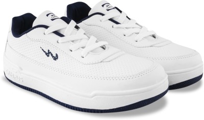 CAMPUS Boys & Girls Lace Running Shoes(White)