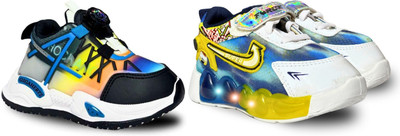 gigahertz Boys & Girls Drawstring Sneakers(Multicolor, 4 - 4.5 years)