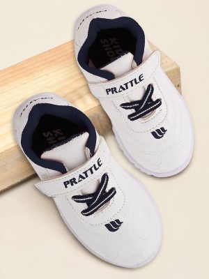 footlite Boys & Girls Velcro Sneakers(Dark Blue)
