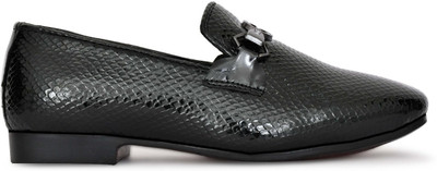 Wasim Enterprises Boys Slip on Jutis(Black, 4.5-5 YEARS)