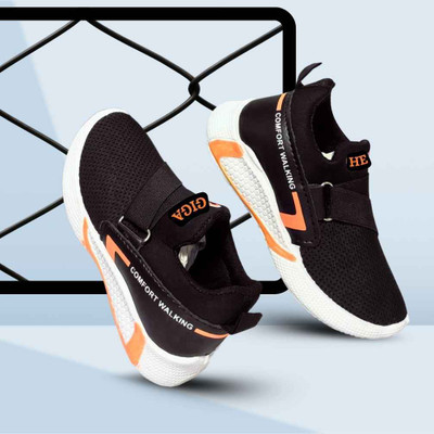 gigahertz Boys & Girls Slip on Moccasins(Black, 2 - 2.5 years)