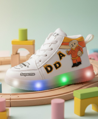 jootiyapa Boys & Girls Lace Sneakers(Multicolor, 4.5-5 Years)