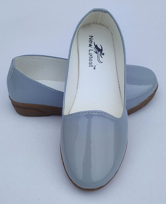 New latest Girls Slip on Ballerinas(Green, 9-10yr)