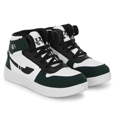 ZenG Boys & Girls Lace Sneakers(Green, 4.5-5 Years)