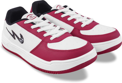 CAMPUS Boys & Girls Lace Sneakers(White, 11 - 12 Years)