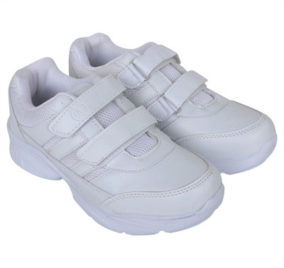 Appalon Boys & Girls Velcro Casual Shoes(White, 9-10 Years)