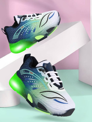 jootiyapa Boys & Girls Lace Sneakers(Green, 7-8-YEARS)