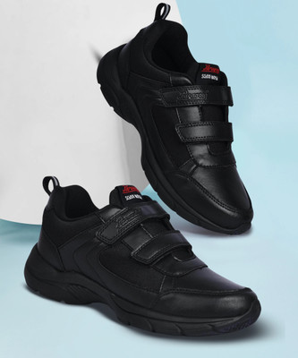 Paragon Boys & Girls Velcro School Shoes(Black, 3.5-4 Years)