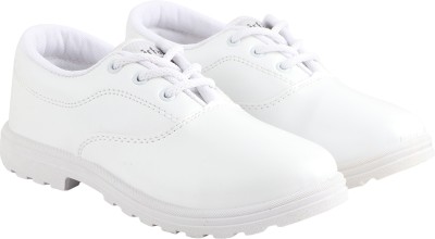 Airfax Boys Lace Casual Shoes(White)