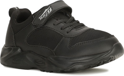Bata Boys & Girls Velcro Oxford Shoes(Black, 9 - 10 YEAR)