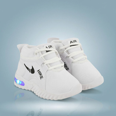 Tandavclothing Boys & Girls Lace Sneakers(White, 4-4.5 Years)