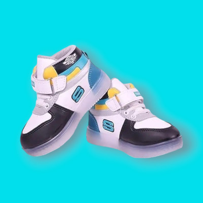 Leonidas Boys & Girls Lace Sneakers(Light Blue, 2-2.5 Years)