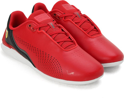 PUMA Ferrari Drift Cat Decima Junior Boys & Girls Lace Sneakers(Red, 11 - 12 Years)