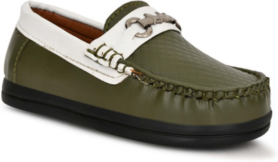 Wasim Enterprises Boys & Girls Slip on Loafers(Green, 9-12 Month)