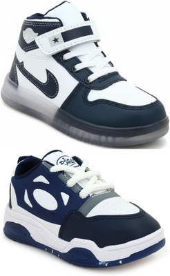 SELCAN Boys & Girls Velcro Sneakers(Grey, 5-5.5 Years)