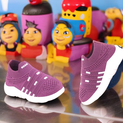 BOOMER CUBS Boys & Girls Slip on Dancing Shoes(Purple, 2.5-3 Years)