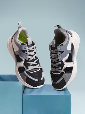 LIBERTY Boys Lace Running Shoes(Grey, 7.5-8 Years)
