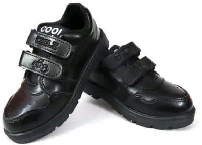 SoniaSunshine Boys & Girls Velcro School Shoes(Black, 7-8 Years)