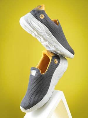 action Boys & Girls Slip on Running Shoes(Grey, 16)