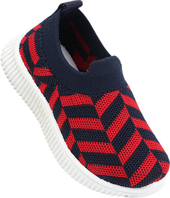 Cafone Footwear Boys & Girls Slip on Sneakers(Red, 4-4.5 YEARS)