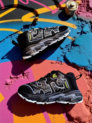 YASAA Boys & Girls Lace Sneakers(Black, 2-2.5 Years)