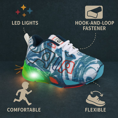 JOSMOS Boys & Girls Lace Walking Shoes(Green, 2-2.5YEARS)