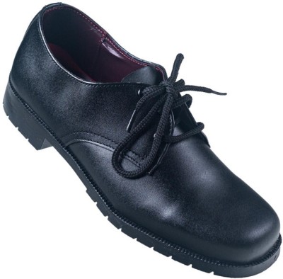 Titas Boys Lace Derby Shoes(Black, 11-12 Yrs)