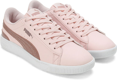 PUMA Vikky v3 Nova AC PS Boys & Girls Lace Sneakers(Pink, 10-11 Years)