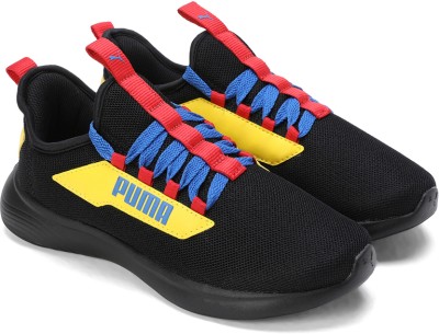 PUMA Boys & Girls Slip on Sneakers(Black)