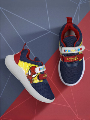 Paragon Spiderman Boys & Girls Velcro Casual Boots(Dark Blue, 2.5-3 Years)