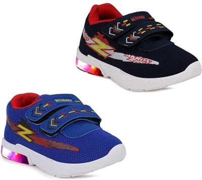 LEVOT Boys & Girls Velcro Running Shoes(Multicolor, 2.5 - 3 Years)