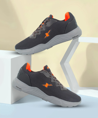Sparx Boys & Girls Lace Running Shoes(Grey, 8-9 Yrs)