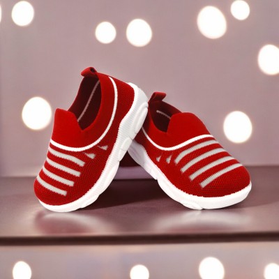 Coolz Boys & Girls Slip on Sneakers(Red)