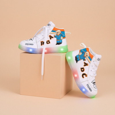 Kalika Lifestyle Boys & Girls Lace Sneakers(Multicolor, 20-24 Months)