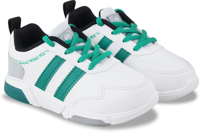 CAMPUS Boys & Girls Lace Walking Shoes(White, 4 - 5 Years)