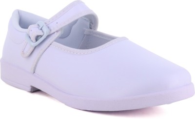 Sparx Boys & Girls Buckle Running Shoes(White)